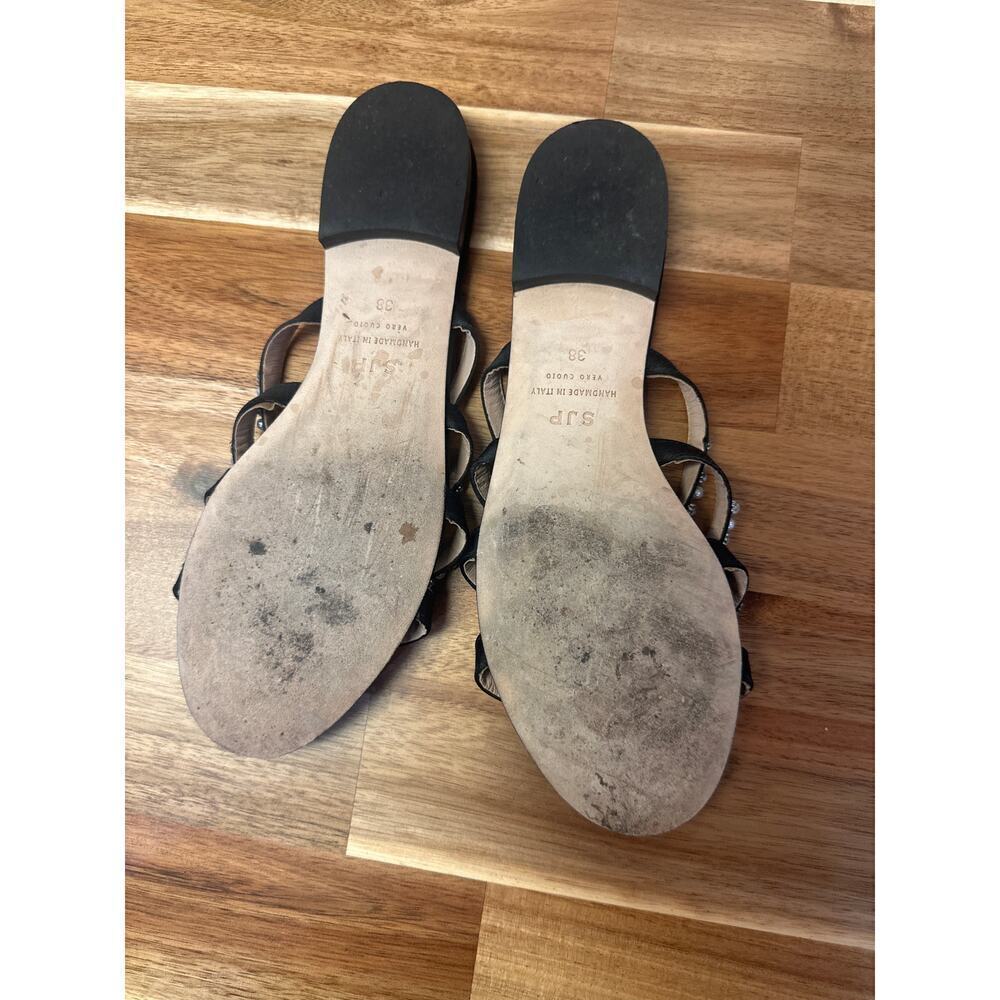 Sjp By Sarah Jessica Parker Slip On Sandals W Embellishments Women’s 38 — image 4 of 5